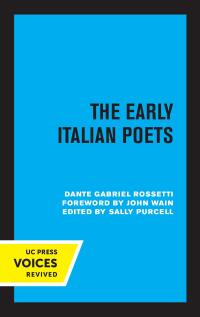 Cover image: The Early Italian Poets 1st edition 9780520373440