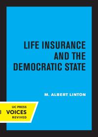 Omslagafbeelding: Life Insurance and the Democratic State 1st edition