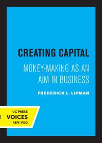 Cover image: Creating Capital 1st edition