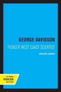 Cover image: George Davidson 1st edition