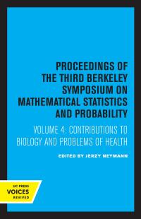 Imagen de portada: Proceedings of the Third Berkeley Symposium on Mathematical Statistics and Probability, Volume IV 1st edition