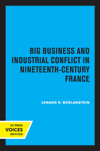 Cover image: Big Business and Industrial Conflict in Nineteenth-Century France 1st edition 9780520072343