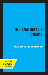 Omslagafbeelding: The Anatomy of Drama 1st edition 9780520375352