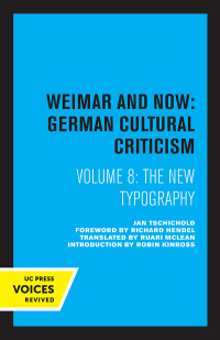 Cover image: The New Typography 1st edition 9780520250123