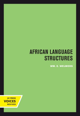 Cover image: African Language Structures 1st edition 9780520302433