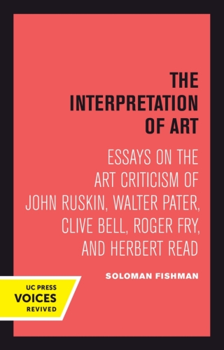 صورة الغلاف: Interpretation of Art 1st edition 9780520414624