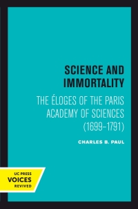 Cover image: Science and Immortality 1st edition 9780520304048