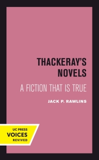 Imagen de portada: Thackeray's Novels 1st edition 9780520304215