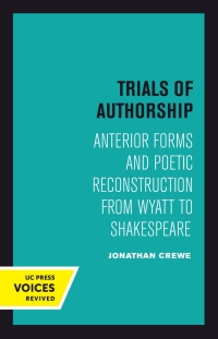 Omslagafbeelding: Trials of Authorship 1st edition 9780520303287