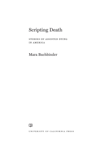 Cover image: Scripting Death 1st edition 9780520380202