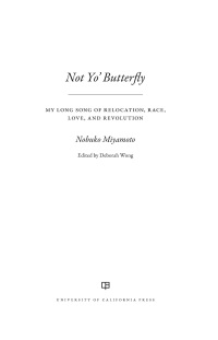 Cover image: Not Yo' Butterfly 1st edition 9780520380646
