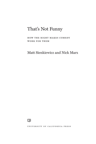 Cover image: That's Not Funny 1st edition 9780520402966