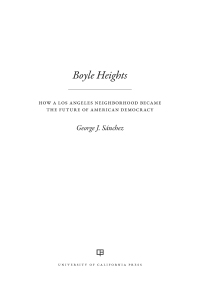 صورة الغلاف: Boyle Heights 1st edition 9780520391642