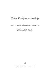 Titelbild: Urban Ecologies on the Edge 1st edition 9780520382640