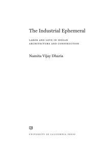 Cover image: The Industrial Ephemeral 1st edition 9780520383104