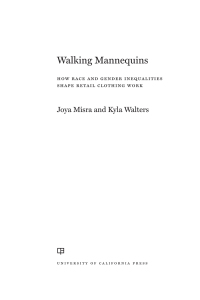 Cover image: Walking Mannequins 1st edition 9780520384644