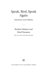 صورة الغلاف: Speak, Bird, Speak Again 1st edition 9780520385849