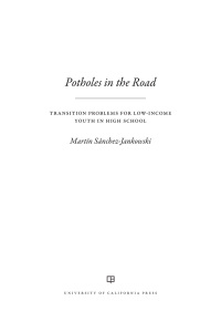 Imagen de portada: Potholes in the Road 1st edition 9780520387102