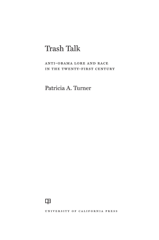 Cover image: Trash Talk 1st edition 9780520389236