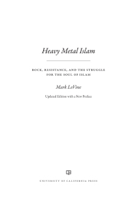 Imagen de portada: Heavy Metal Islam 1st edition 9780520389380