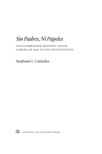 Cover image: Sin Padres, Ni Papeles 1st edition 9780520396197