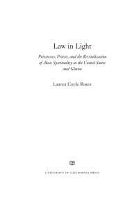 表紙画像: Law in Light 1st edition 9780520397088