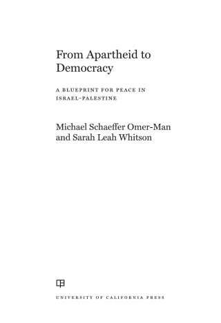Cover image: From Apartheid to Democracy 1st edition 9780520401990