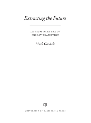 表紙画像: Extracting the Future 1st edition 9780520402799