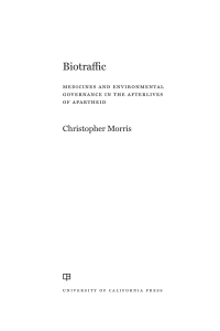 Imagen de portada: Biotraffic 1st edition 9780520404021