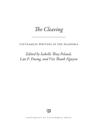 Cover image: The Cleaving 1st edition 9780520410350
