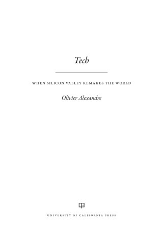 صورة الغلاف: Tech 1st edition 9780520413740