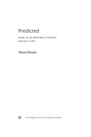 Imagen de portada: Predicted 1st edition 9780520416345