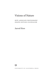 Omslagafbeelding: Visions of Nature 1st edition 9780520381254