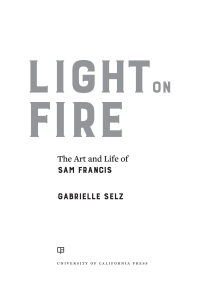 Cover image: Light on Fire 1st edition 9780520310711