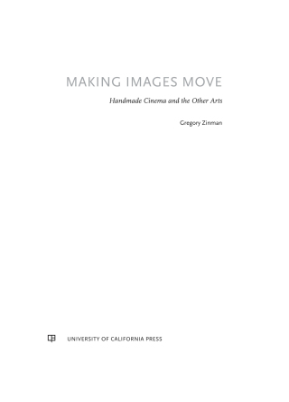 Cover image: Making Images Move 1st edition 9780520302730