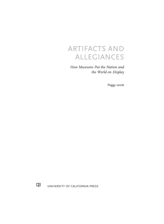 Cover image: Artifacts and Allegiances 1st edition 9780520286078