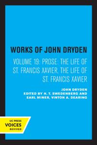 Titelbild: The Works of John Dryden, Volume XIX 1st edition 9780520021327