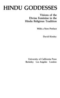 Cover image: Hindu Goddesses 1st edition 9780520063396