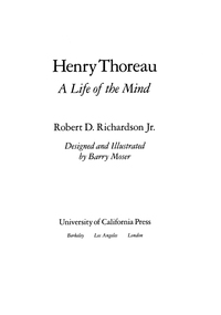 表紙画像: Henry Thoreau 1st edition 9780520054950