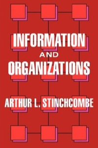 Omslagafbeelding: Information and Organizations 1st edition 9780520067813