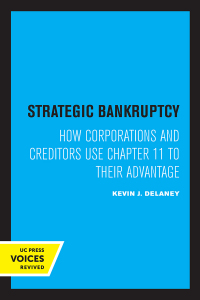 Omslagafbeelding: Strategic Bankruptcy 1st edition 9780520073593