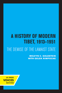 Cover image: A History of Modern Tibet, 1913-1951 1st edition 9780520075900