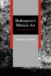 表紙画像: Shakespeare's Metrical Art 1st edition 9780520076426