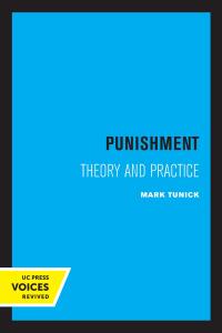 Imagen de portada: Punishment 1st edition 9780520077379