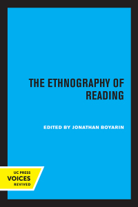 Cover image: The Ethnography of Reading 1st edition 9780520081338