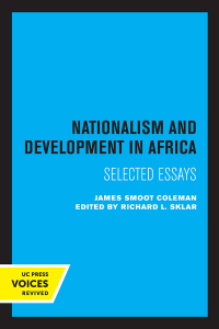 Omslagafbeelding: Nationalism and Development in Africa 1st edition 9780520083769