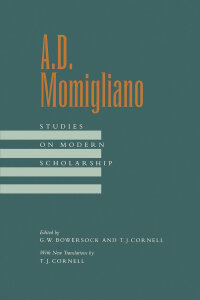 صورة الغلاف: A. D. Momigliano 1st edition 9780520070011