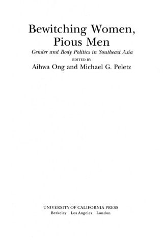Cover image: Bewitching Women, Pious Men 1st edition 9780520088610