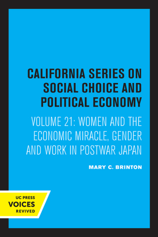 صورة الغلاف: Women and the Economic Miracle 1st edition 9780520089204
