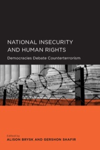 Cover image: National Insecurity and Human Rights 1st edition 9780520098602